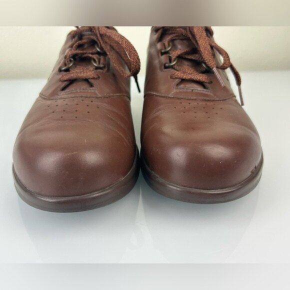 SAS Tripad Comfort Brown Lace Up Shoes Free Time Sz 9.5 W READ - Picture 2 of 14
